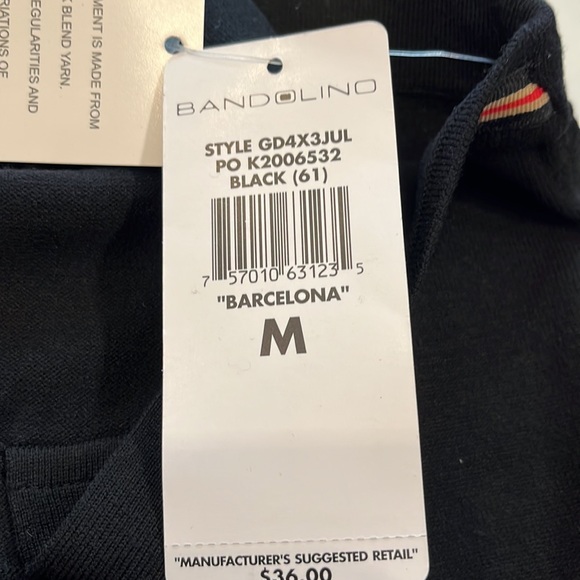 Ladies Summer Knit Top by Bandolino in Black size M. - Picture 5 of 8